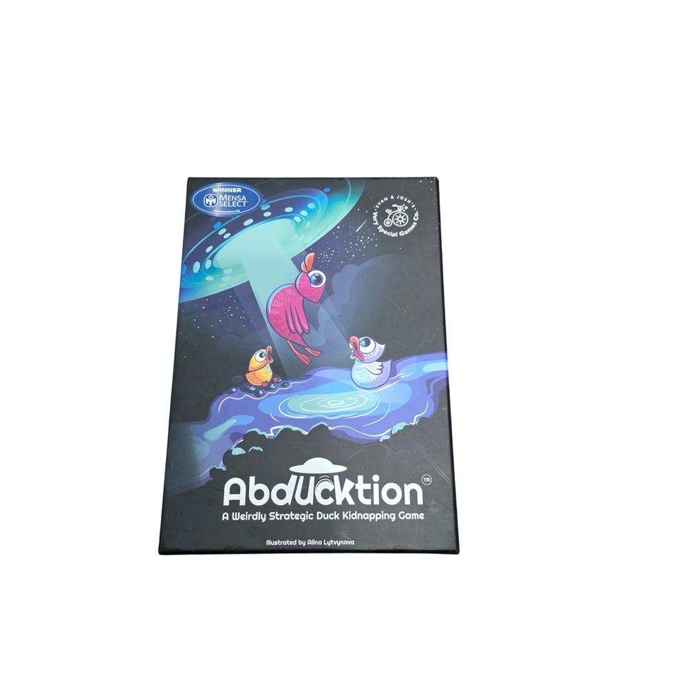 Abducktion Board Game Evan & Josh's Very Special Games Mensa Select Winner Duck
